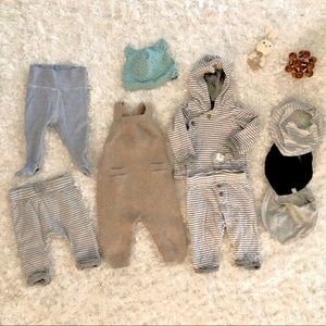 9 pieces of H&M baby clothes, size 2-4 months